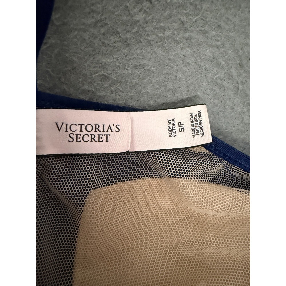 Victoria's Secret Bra Size S Lace Wire Free Bralette Triangle Coquette T-Back - Picture 5 of 11
